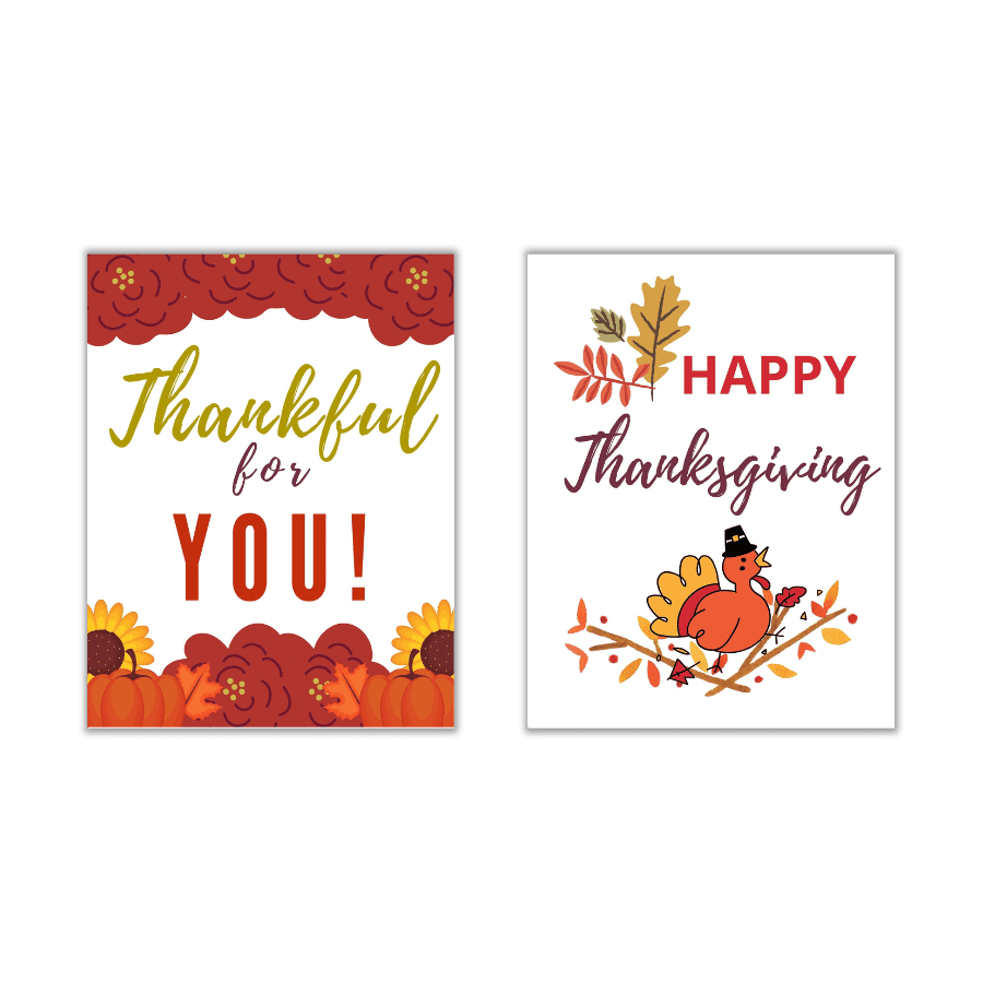 Thanksgiving Signs Printable Downloadable PDF Add A Little Adventure