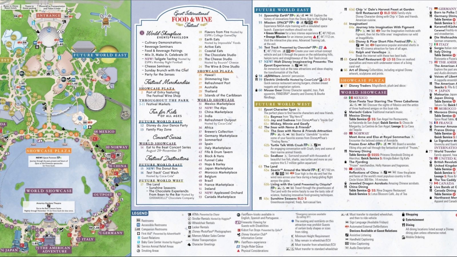 printable epcot map