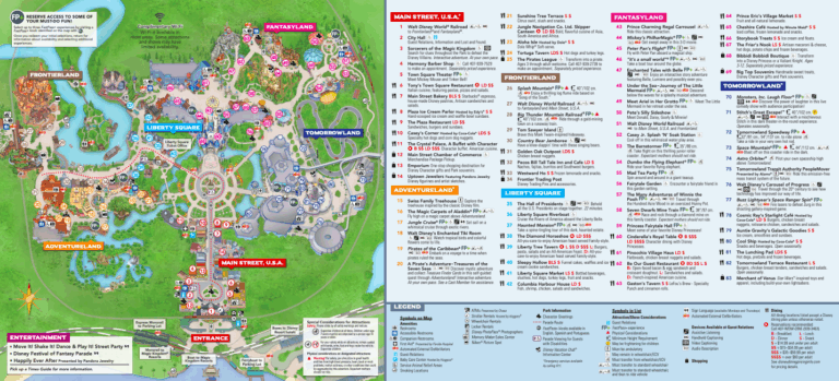 The Official Magic Kingdom Map Tips For Your Visit Disney Trippers