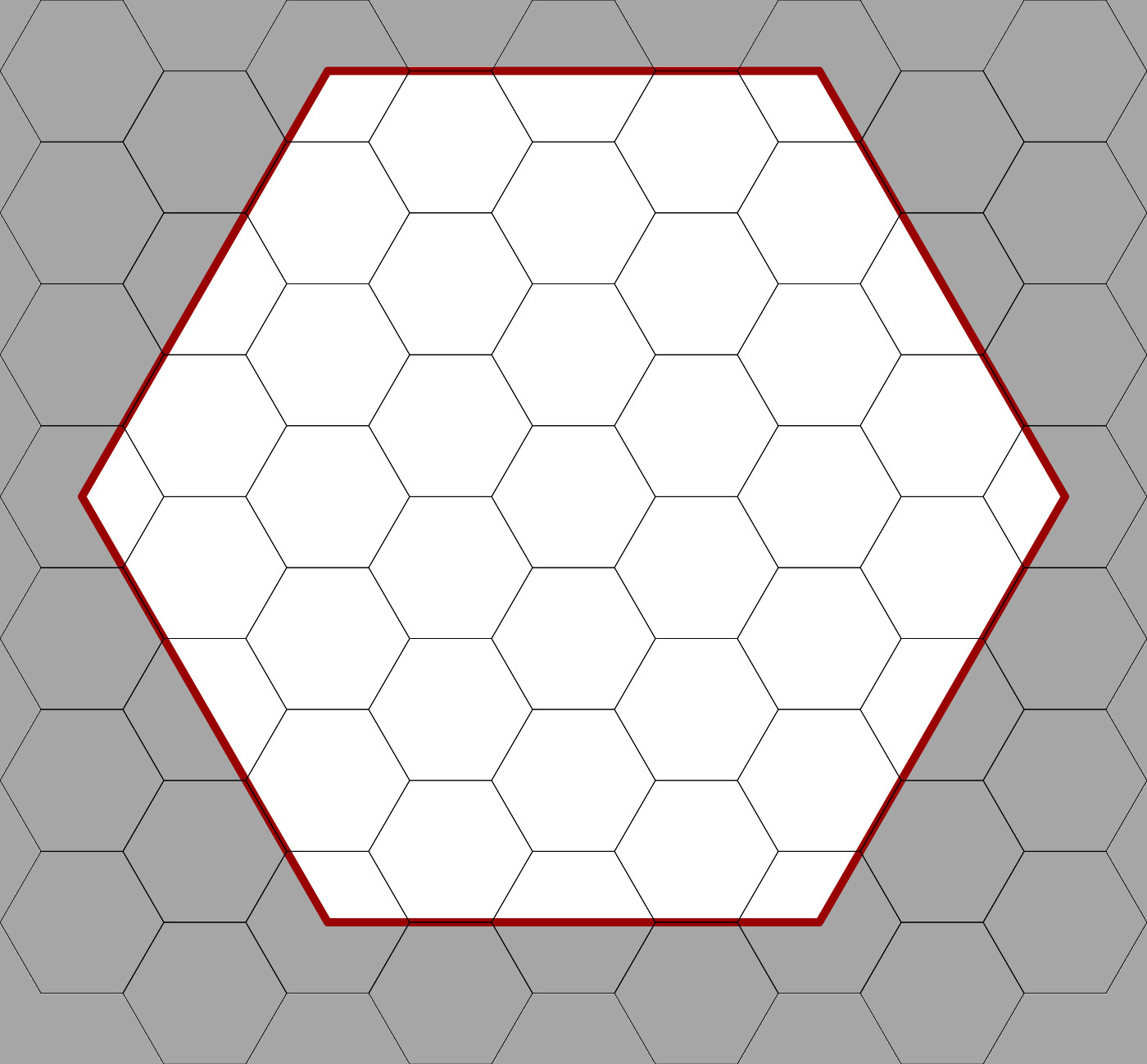 printable hex map