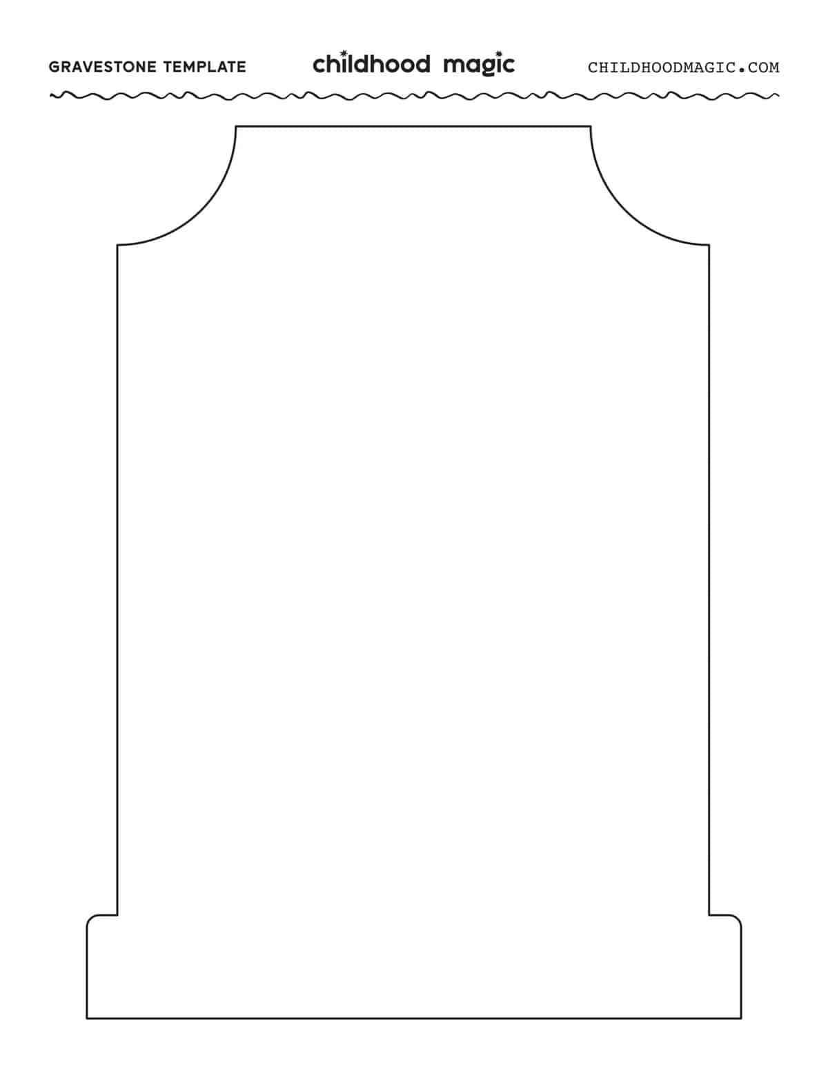 Tombstone Outline 