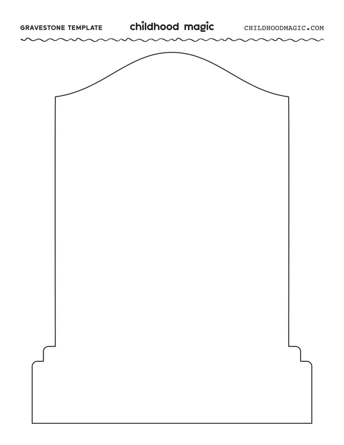 Tombstone Outline 