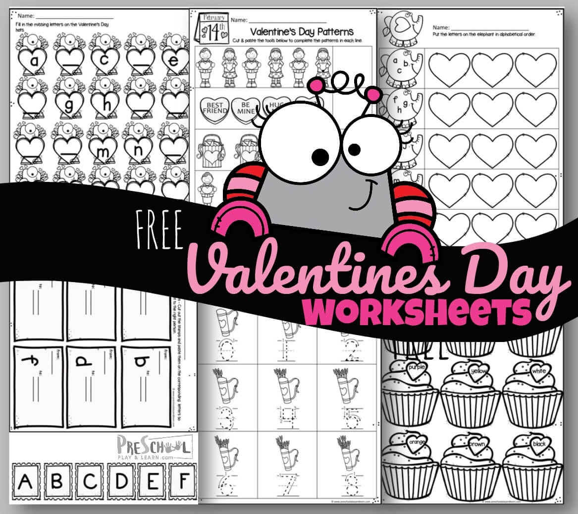 Tons Of FREE Printable Valentine s Day Worksheets  Tons Of FREE Printable Valentine s Day Worksheets