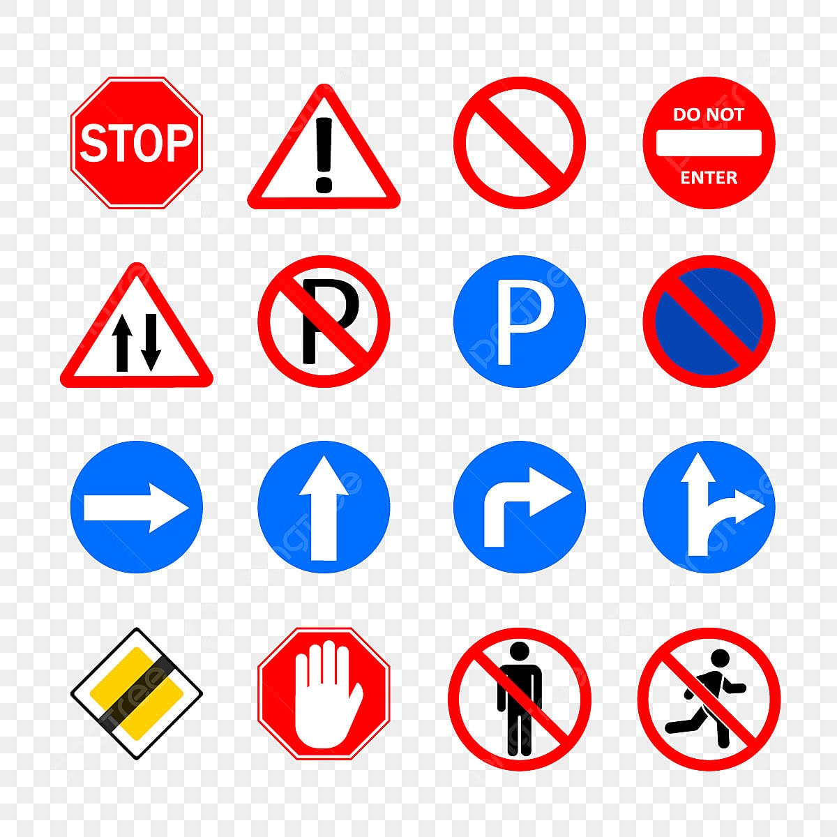 Traffic Signs Printable Printable Street Signs Template Road Signs Pdf Printable Traffic Signs Pdf PNG And Vector With Transparent Background For Free Download