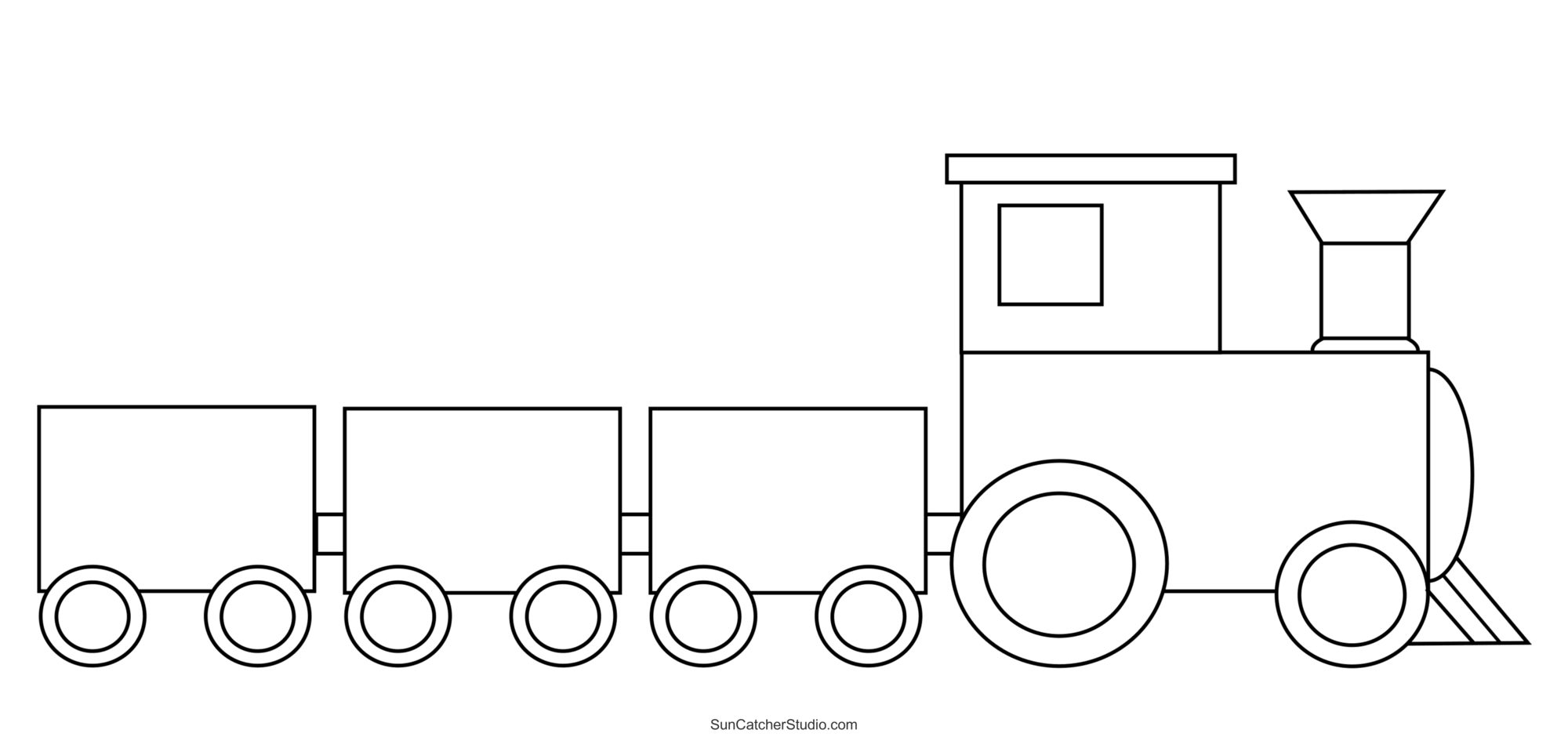 Train Cars And Locomotives Clip Art Patterns Templates Free Printables Monograms Design Tools Patterns DIY Projects