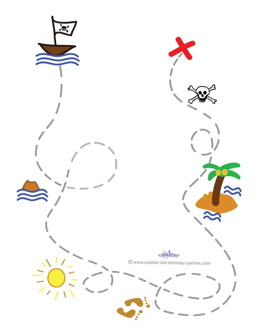 treasure map free printable
