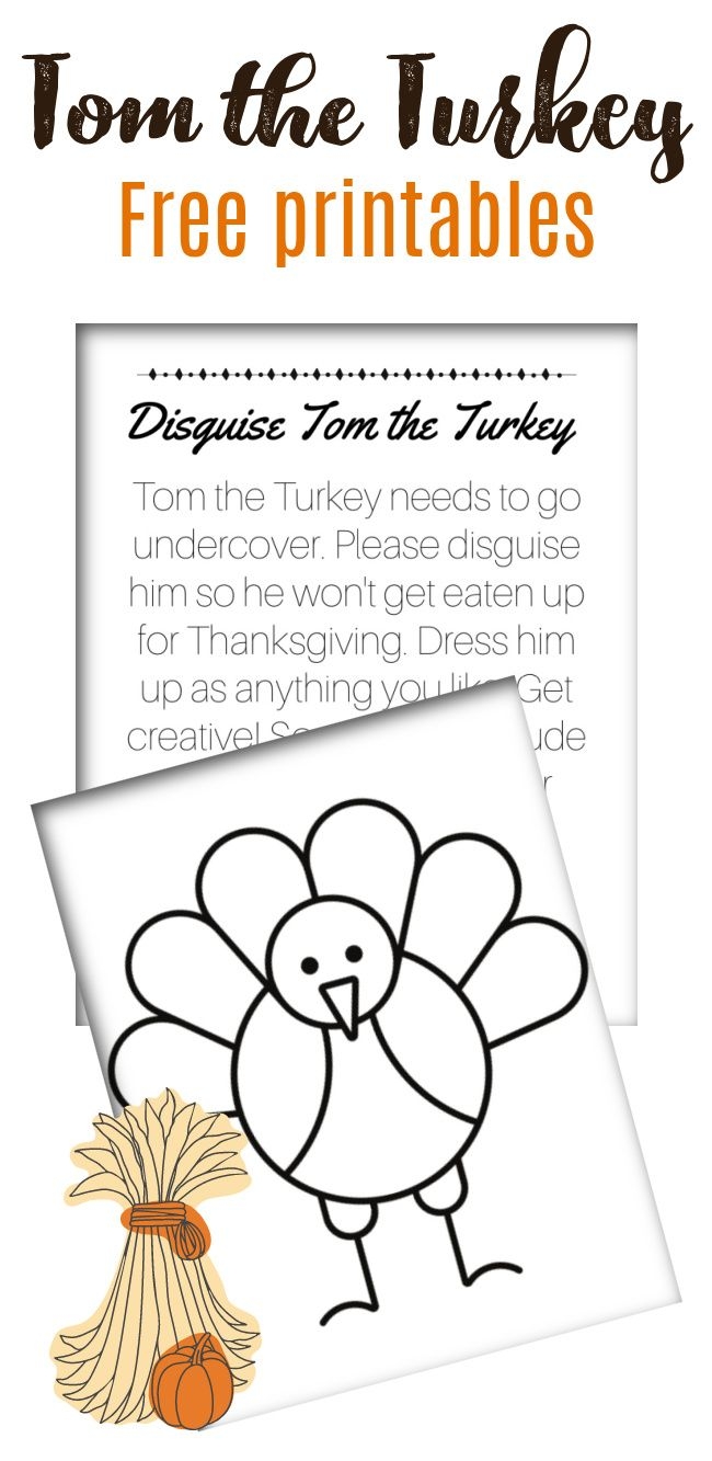 disguise a turkey template printable