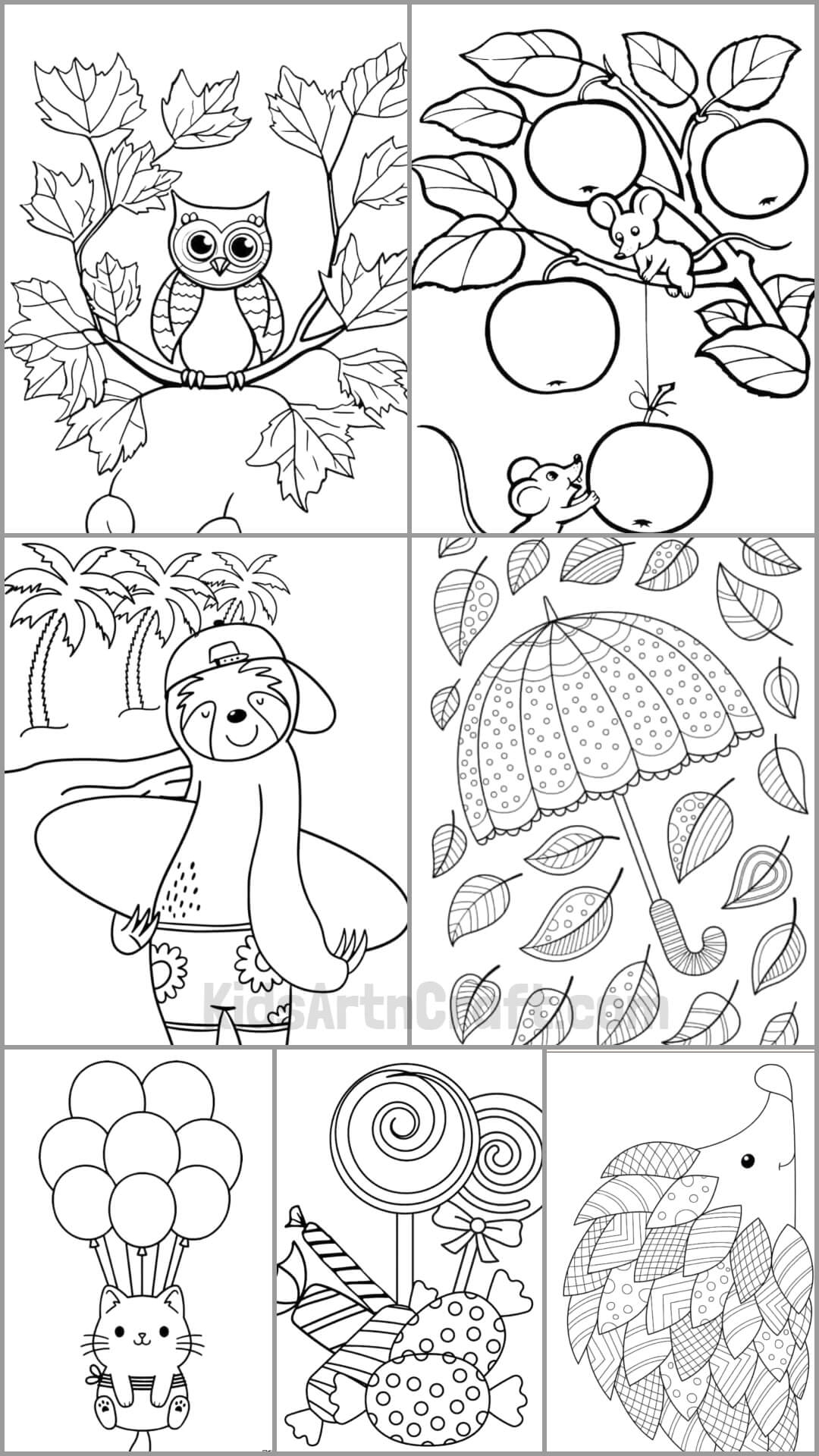 printable art worksheets