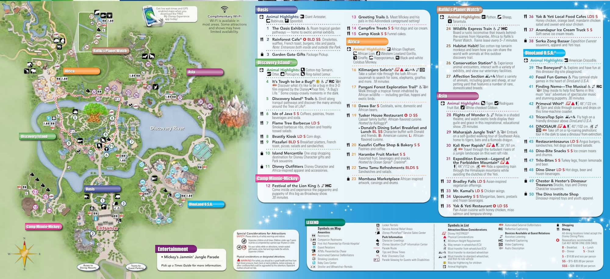 animal kingdom map printable