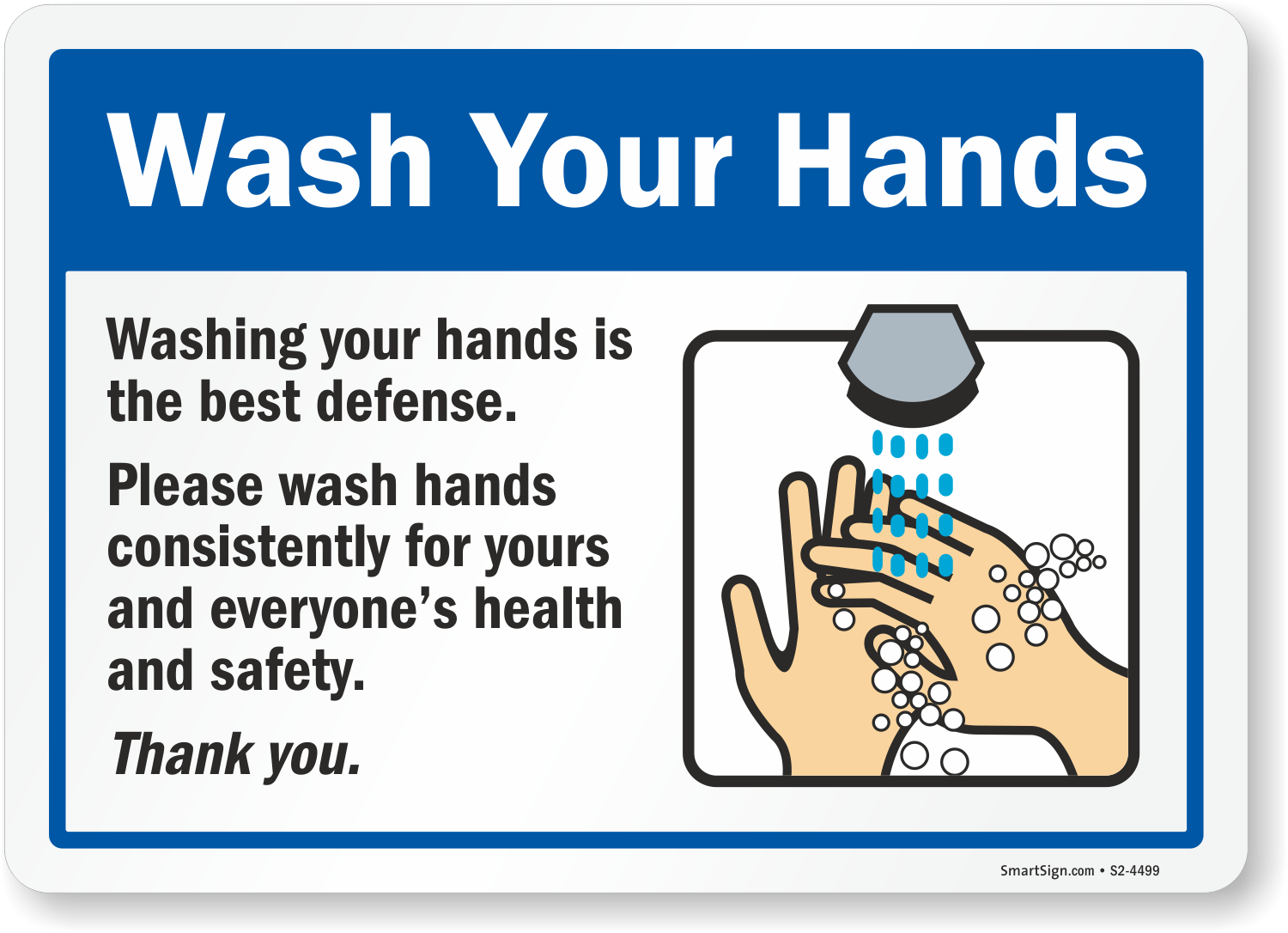 hand wash signs printable