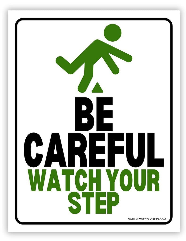 free printable signs pdf