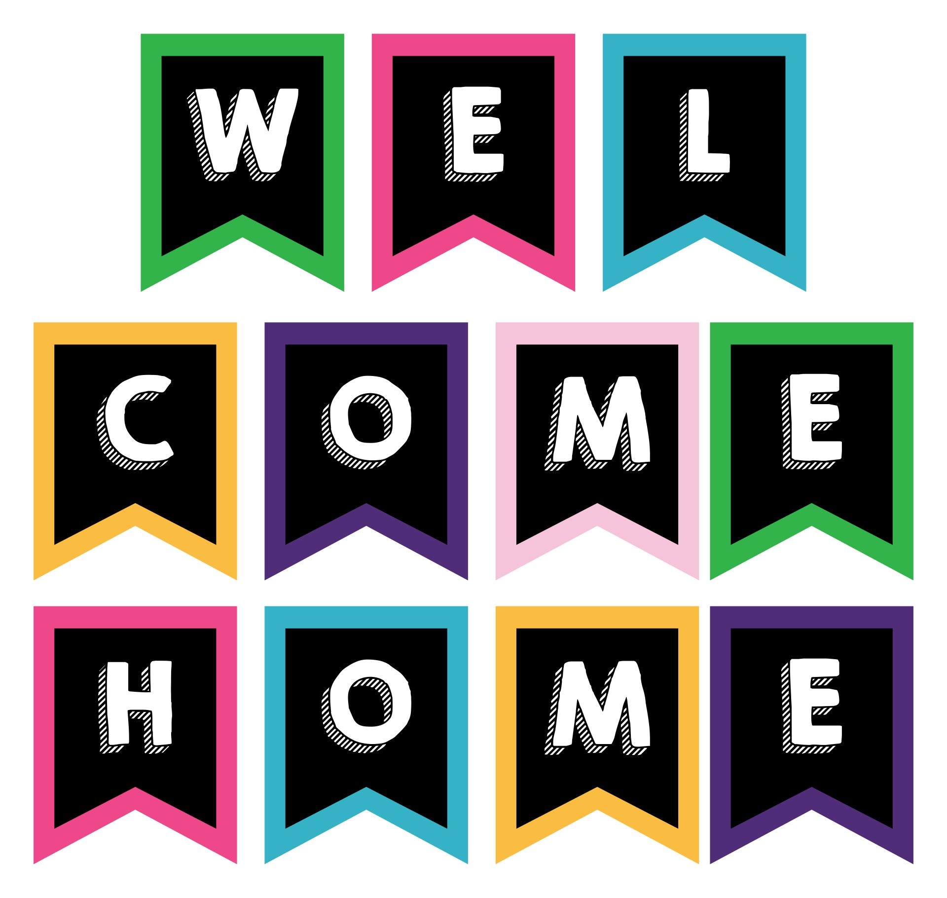 printable welcome home signs